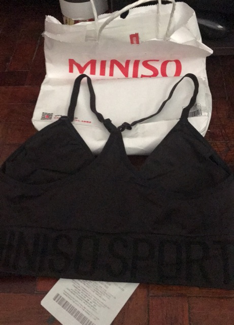 miniso sports bra