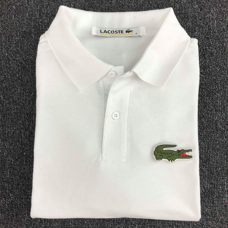 lacoste big logo polo