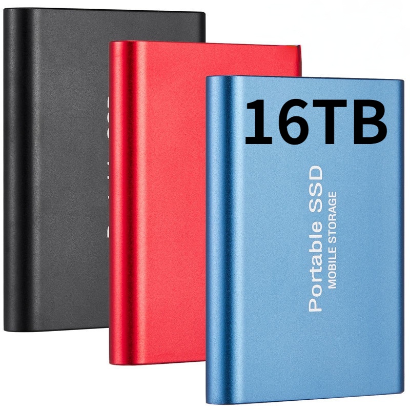 Portable Ssd External SSD 16TB 8TB Mobile Solid State Hard Drive USB 3.