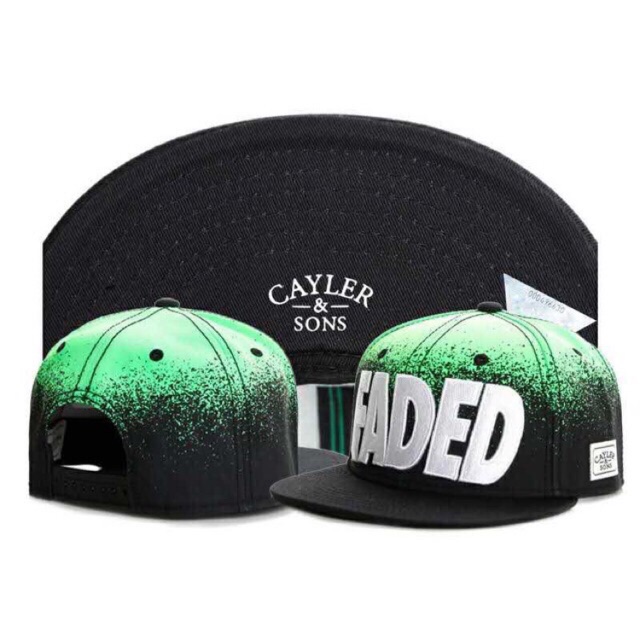 green sports cap