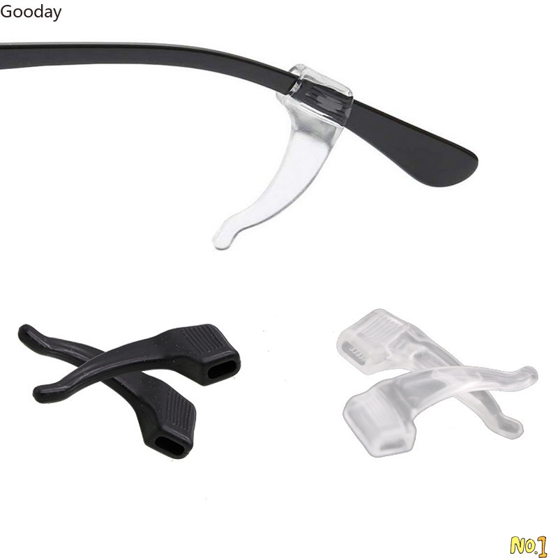 1 Pair Eyeglasses Retainers Glasses Temple Holders Silicone Anti Slip Protectors Put Ear Grip