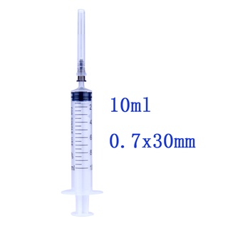 20pcs,Disposable Plastic Industry Syringe with Needles 10ml sterile Injector with needle,Wholesale, 