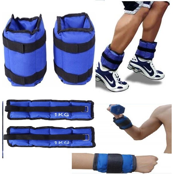 New Adjustable Ankle Weights Wrist Leg Weights Sand 2kg Shopee