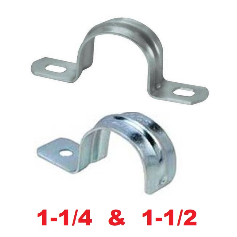 METAL CLAMP EMT IMC CONDUIT PVC PIPES 11/4 11/2 THICK Shopee