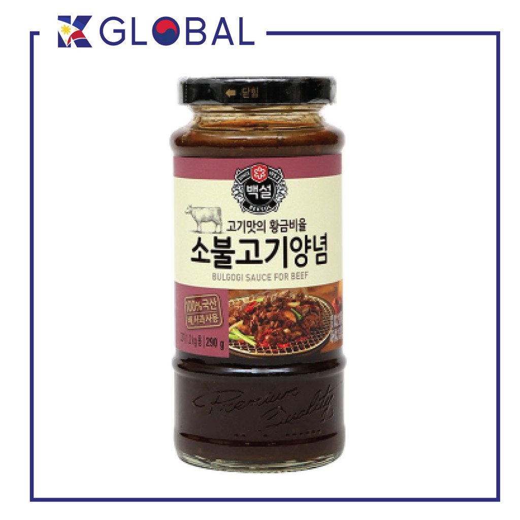 BULGOGI SAUCE FOR BEEF 290g CJ BEKSUL Shopee Philippines