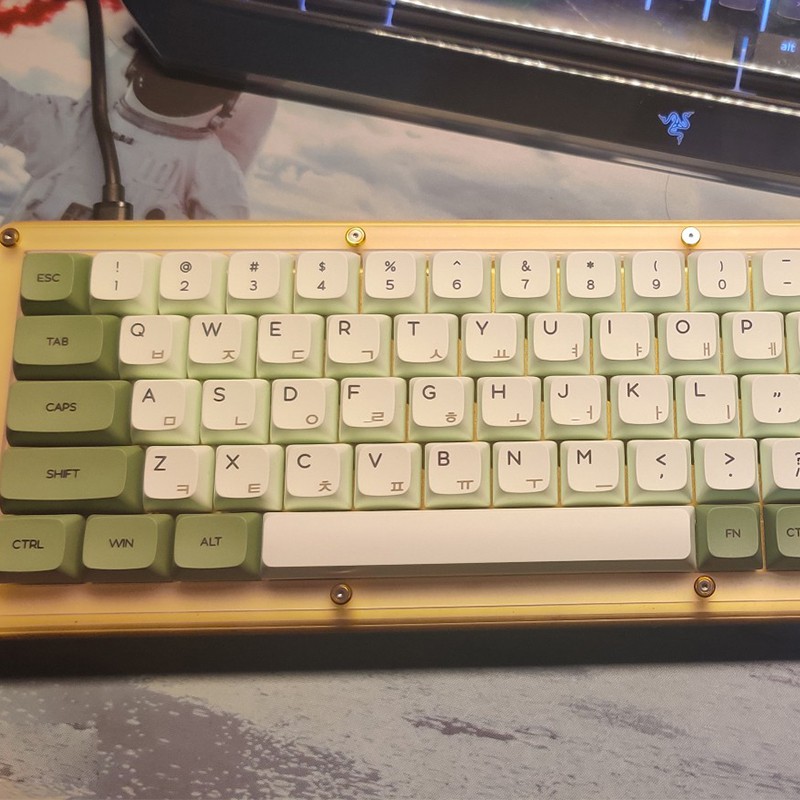 Matcha Keycaps Sublimation PBT Similar XDA Profile Russian ...