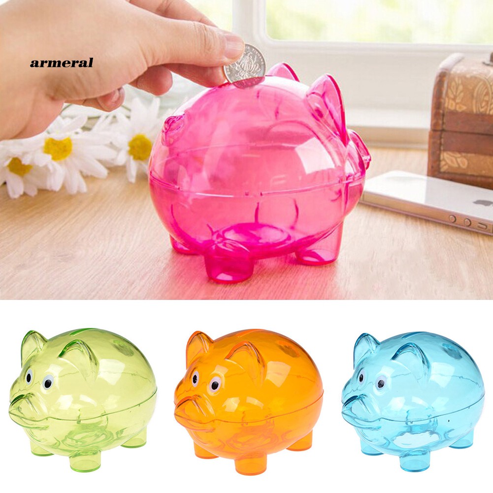 plastic piggy banks for kids