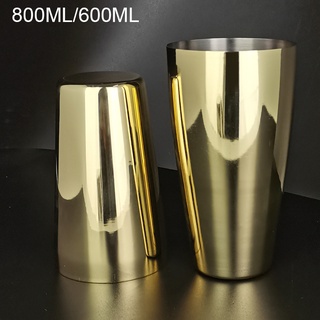 Silver Black Rose Gold Boston 800/600ml 750/600ml  Bar Cocktail Shaker #6
