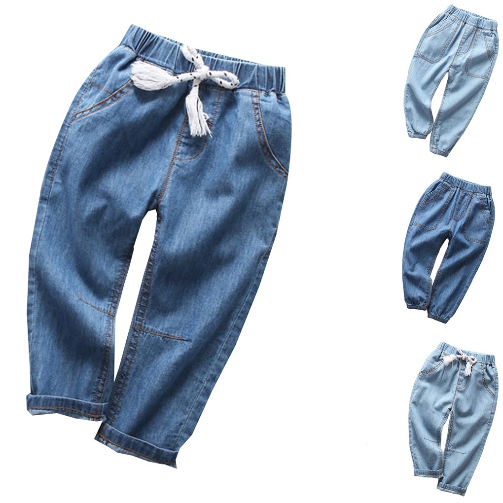 drawstring jeans for boys