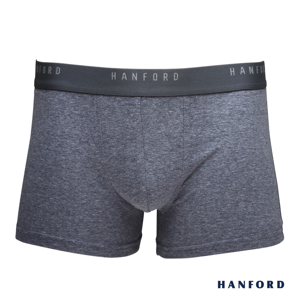 Hanford Mens Cotton Melange w/ Spandex Boxer Briefs - Sawyer (Single ...