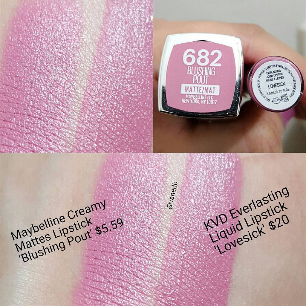 MAYBELLINE COLOR SENSATIONAL CREAMY MATTE IN BLUSHING POUT | Shopee  Philippines