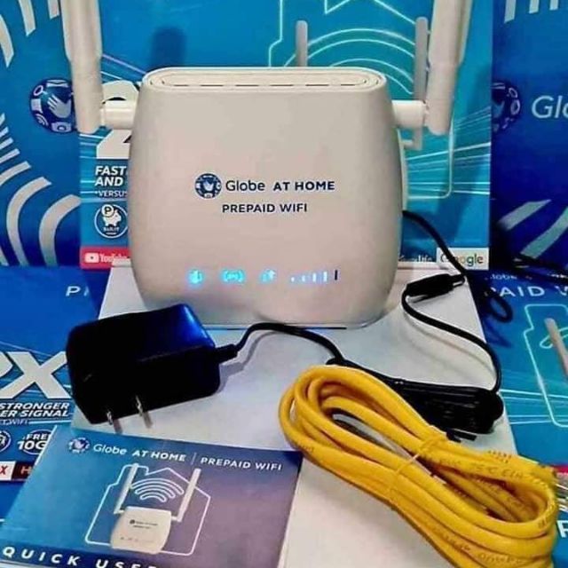 Globe At Home Prepaid Wifi Open Line Full Admin W Free Simcard Load 10gb Shopee Philippines