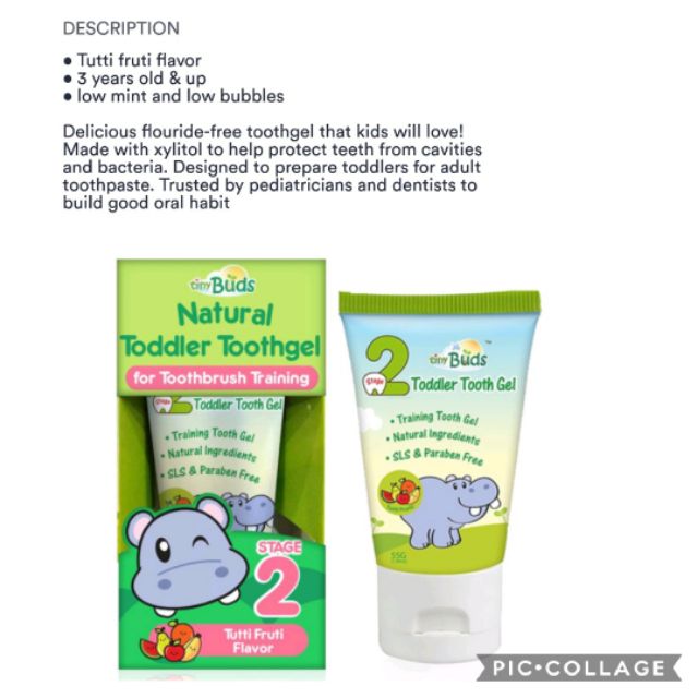 tiny buds tooth gel