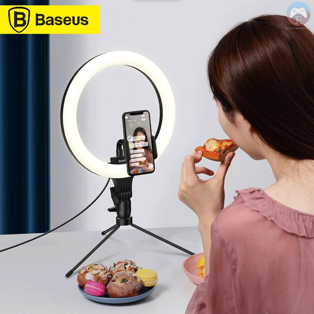 E Xiaomi Youpin Baseus Table Light Lamp 3 Light Color 10 Inch Light Ring Studio Camera Ring Light Video Light Universal For Live Broadcast Camera Youtube Live Shopee Philippines