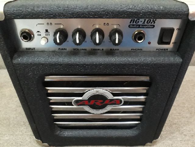 Aria Ag 10x With Overdrive Electric Guitar Amplifier Shopee Philippines