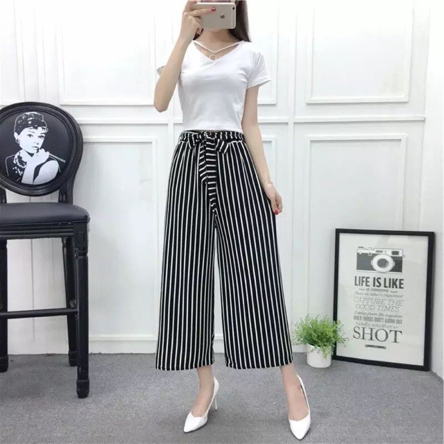 1508 Square pants stripes | Shopee 