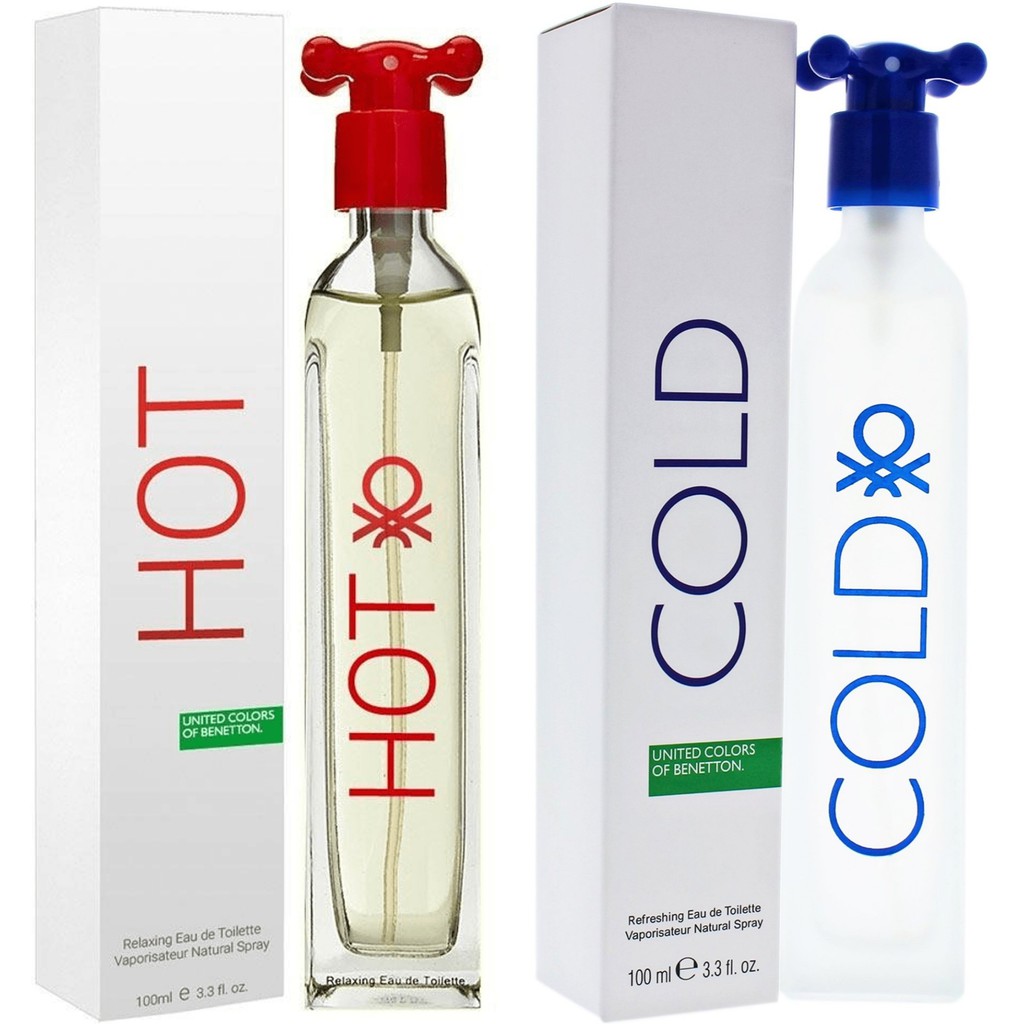 Adular linda primavera COD Authentic Benetton Hot Cold for Men & Women EDT 100ml Perfume (New  Packaging) | Shopee Philippines