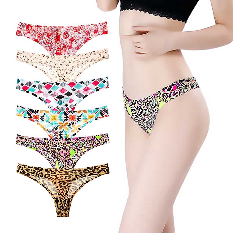 Girl Leopard Thong Panties