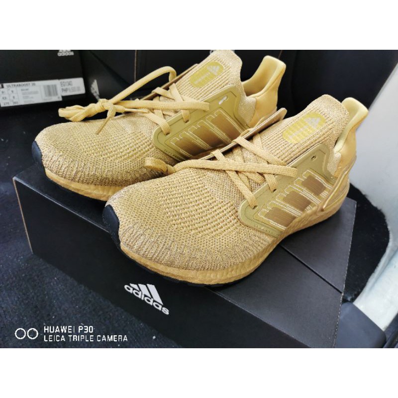 Adidas ULTRABOOST 20 Metallic Gold | Shopee Philippines