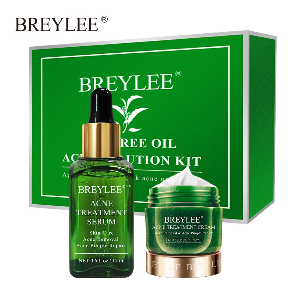 BREYLEE Acne Treatment Serum Cream Spots Pimple Removal Essence Anti