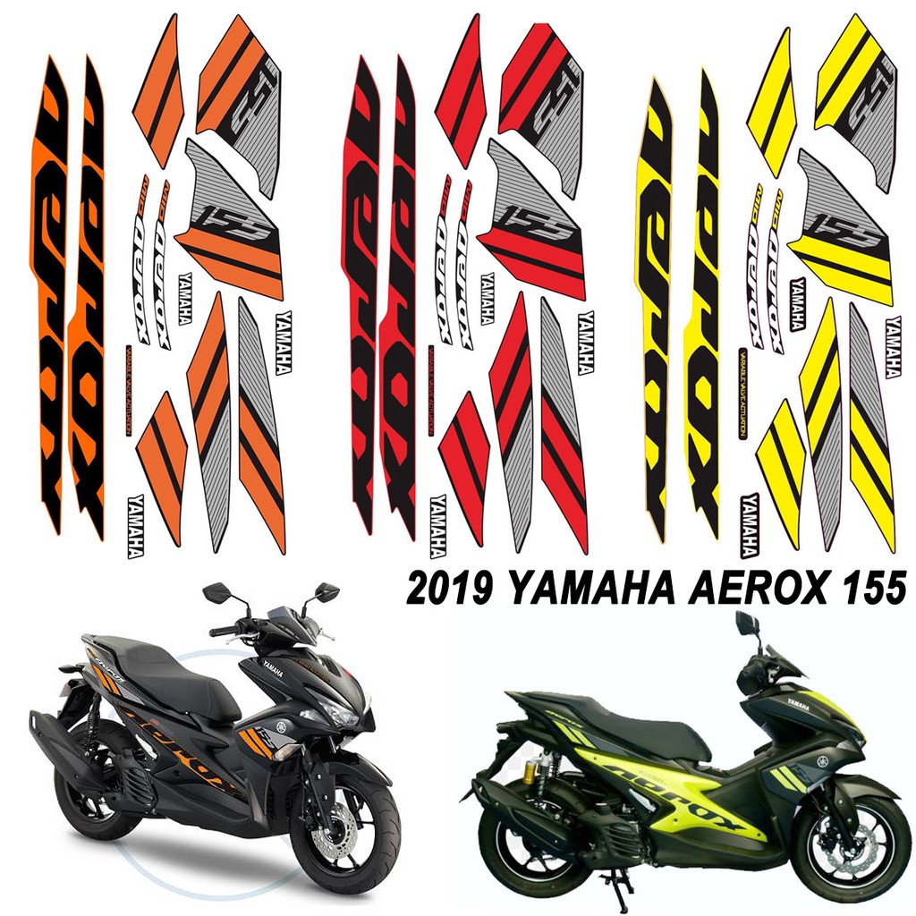 1 SET Sticker for YAMAHA AEROX 155 2019 MODEL Motorcycle Waterproof PVC