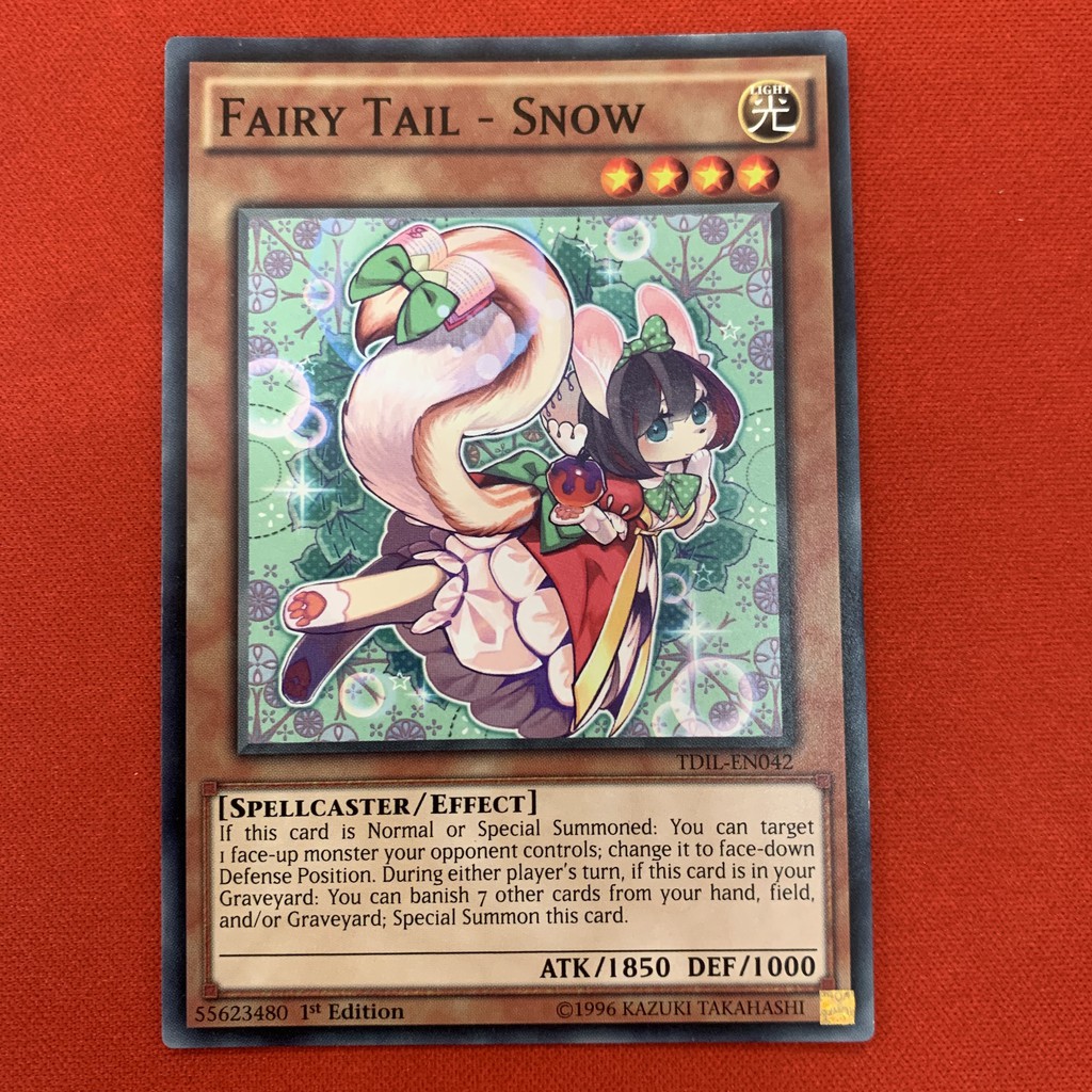 En Genuine Yugioh Card Fairy Tail Snow Shopee Philippines