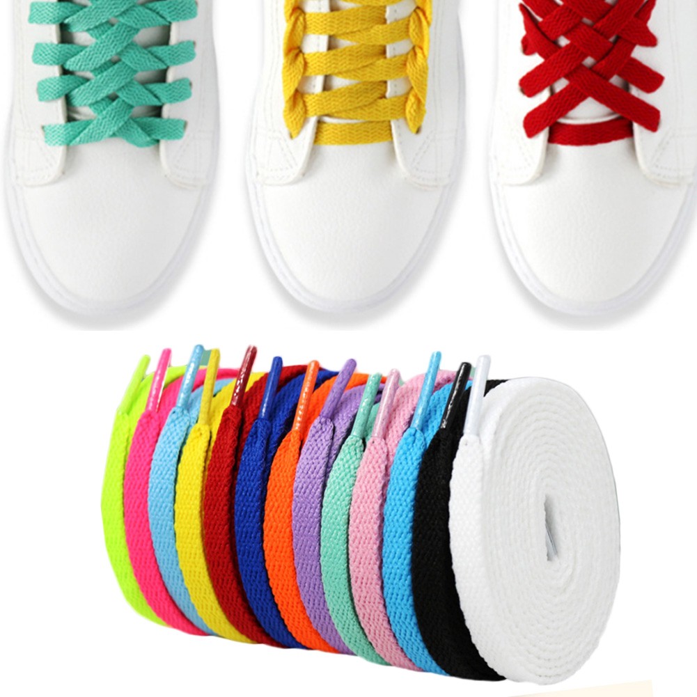 1 pair 120cm Athletic Sport Sneakers Flat Shoelaces Bootlaces Shoe laces String