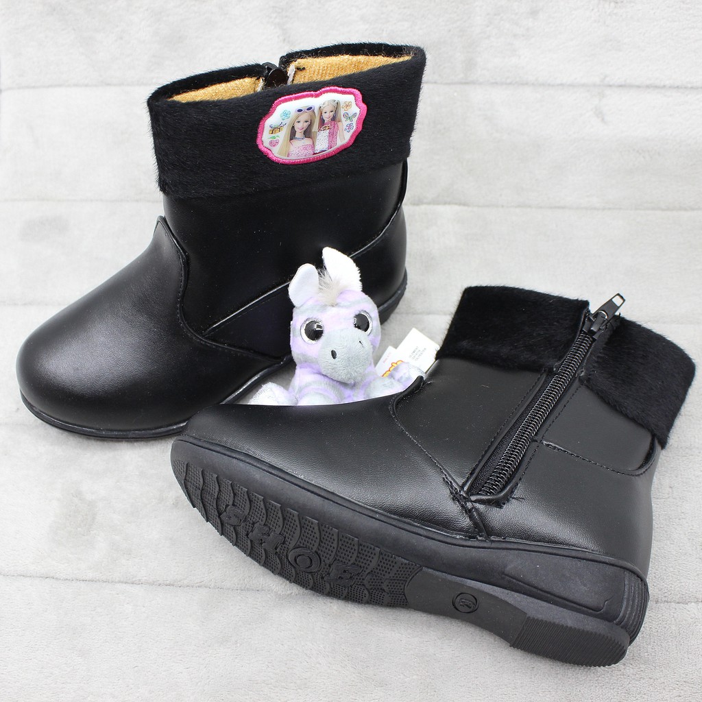 barbie black school shoes