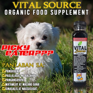 VITAL SOURCE Pet Vitamins Supplements with Probiotics Moringa for Dogs Cats Etc Pet Fuel Alternative