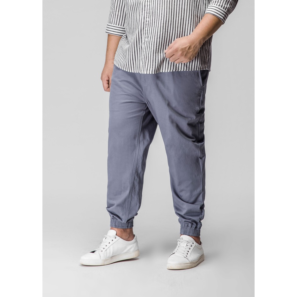 plus size grey joggers