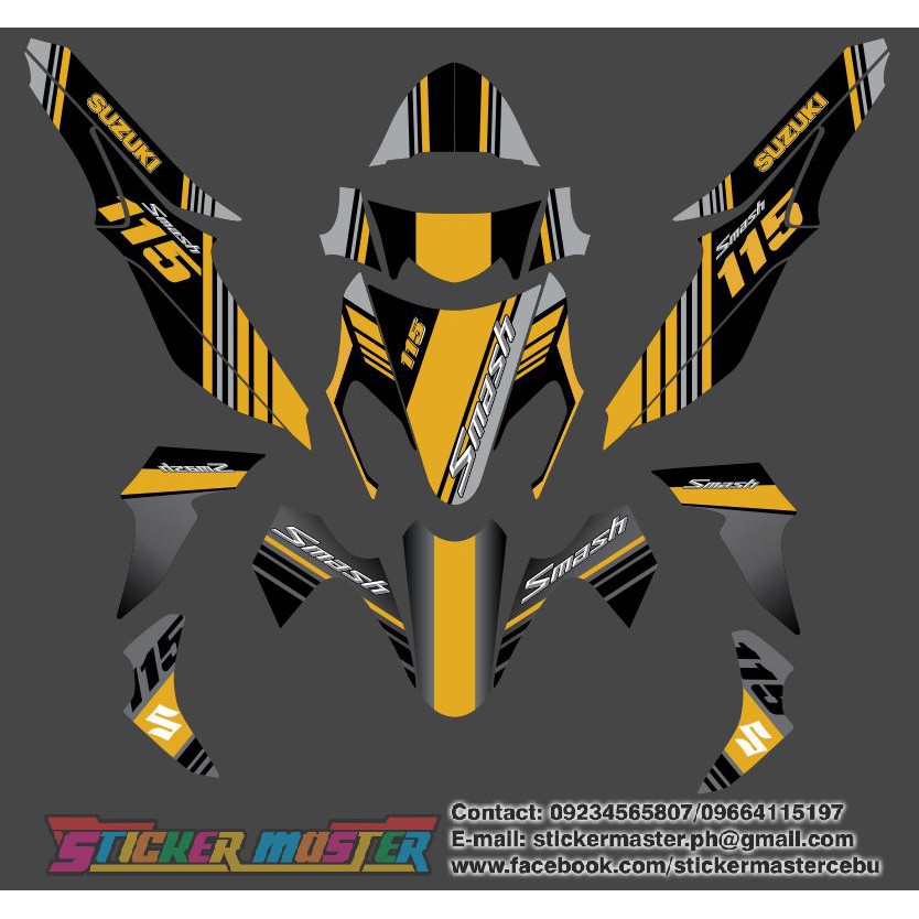 Smash 115 Decals Design Shawnpirkins