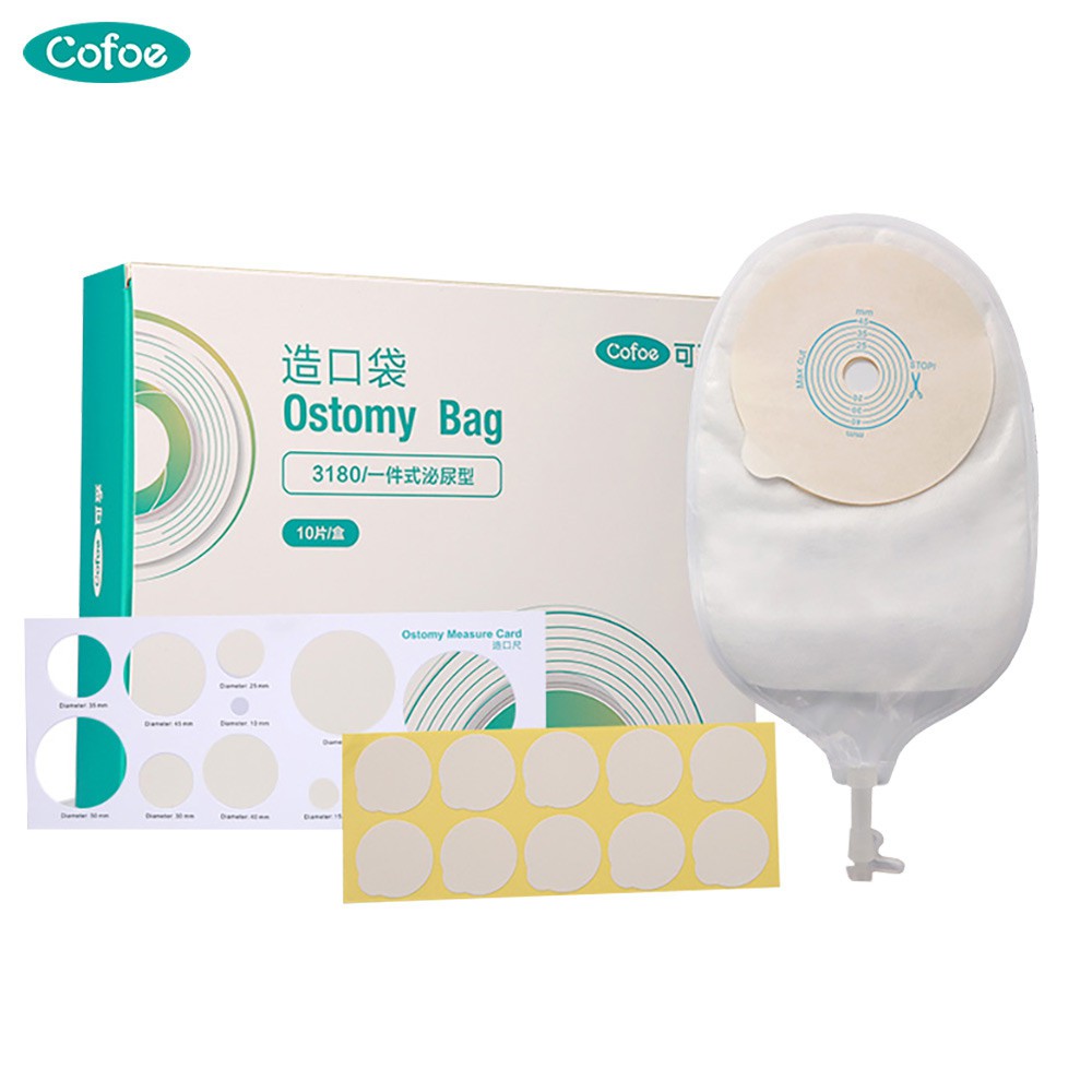 Cofoe 10pcs Medical Urinary Urostomy Bag One-piece Leakproof Cover ...