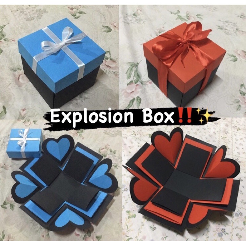 explosion box ideas for boyfriend