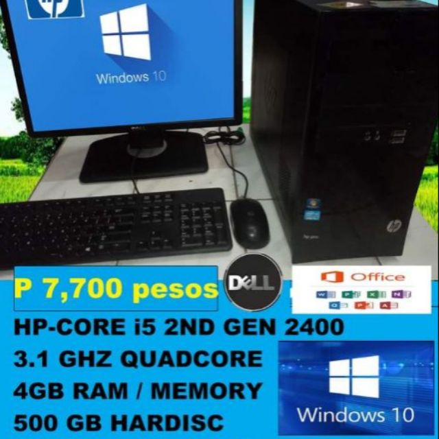 Intel Core i5 2nd Gen COMPUTER SET | Shopee Philippines