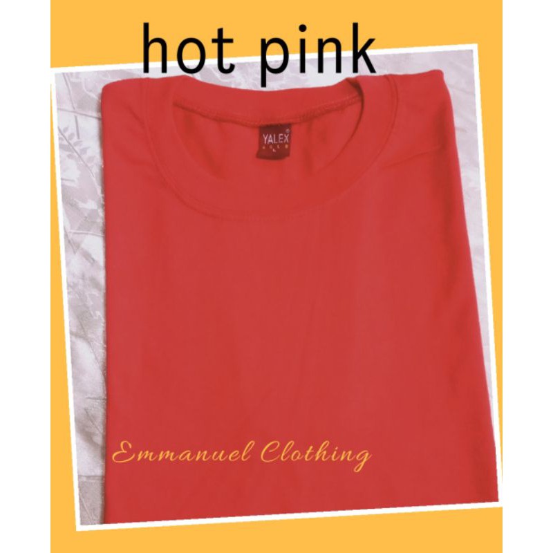 plain hot pink t shirt