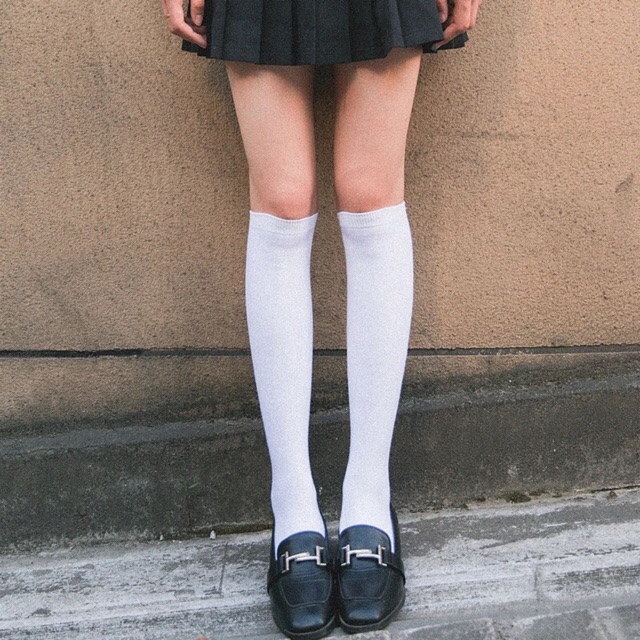 high knee socks girls