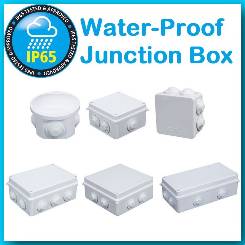 CCTV Outdoor Junction Box IP65 Weather Water Proof with Rubber Gasket