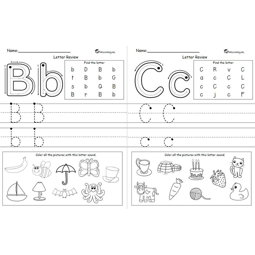 Kindergarten Learning Worksheets Shopee Philippines