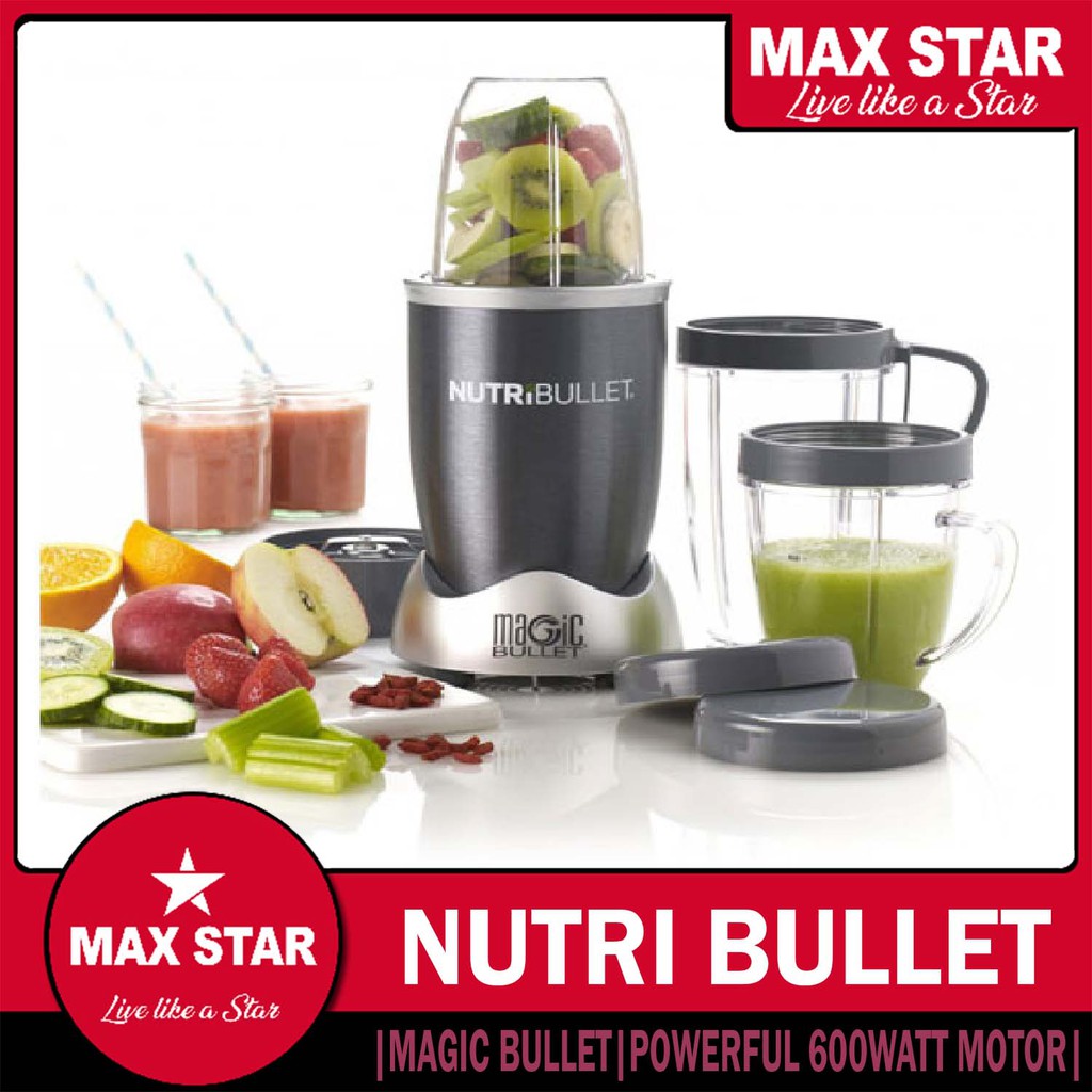 Max Star Magic Bullet Nutribullet 12Piece HighSpeed 600w Juicer