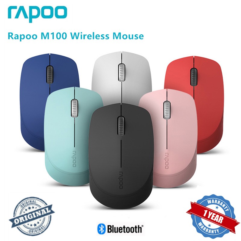 Rapoo M100G wireless mouse 2.4G Bluetooth dual-mode wireless office ...
