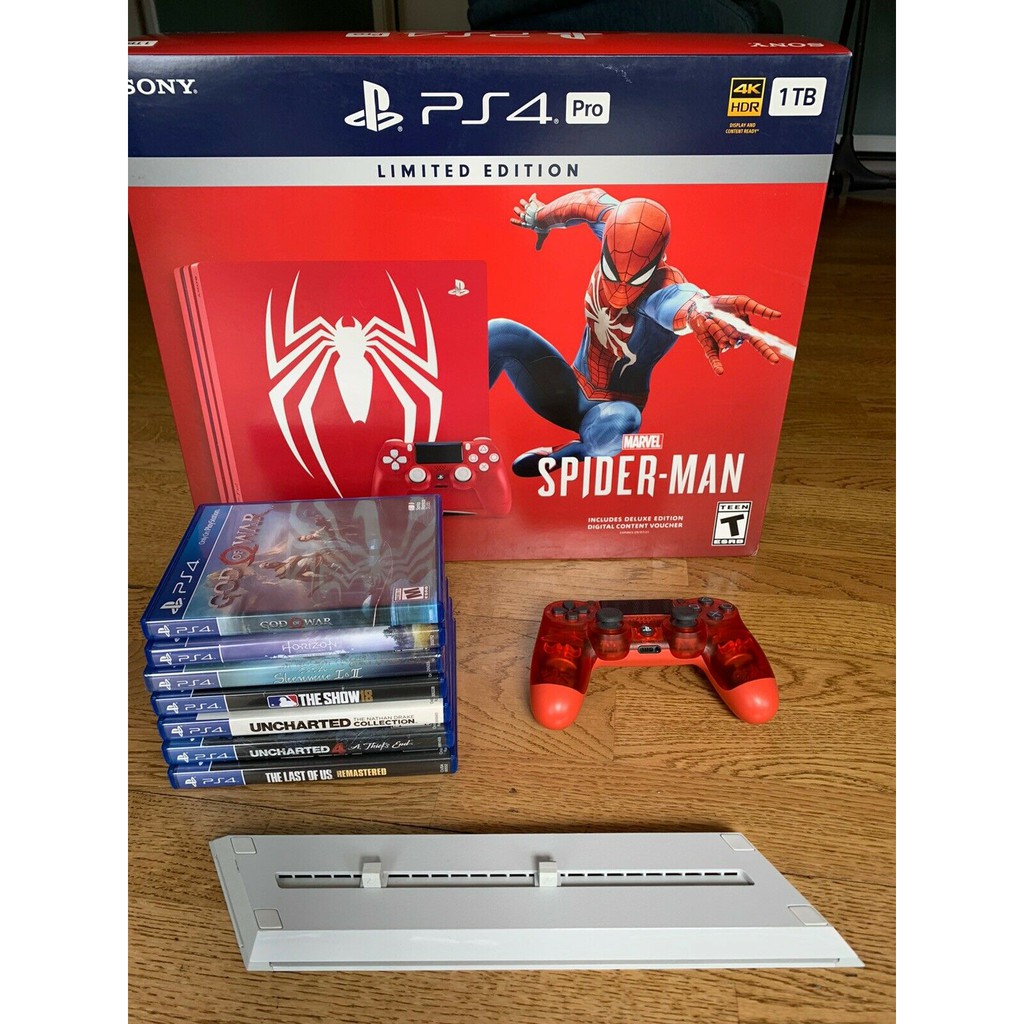 ps4 limited edition spider man console