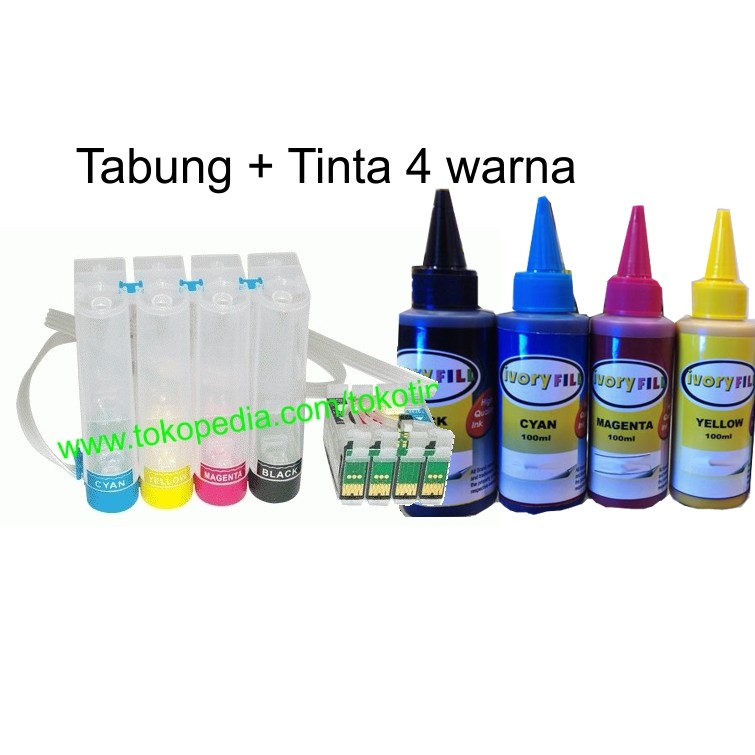 Ciss Infusion Package Cartridge Tubes And Ink 73n Epson T13 T11 Tx111 Shopee Philippines