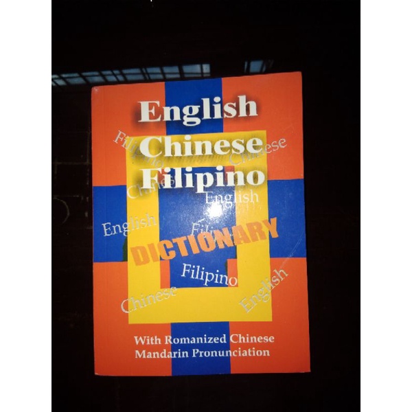 EnglishChineseFilipino Dictionary (Chinese Dictionary) Shopee