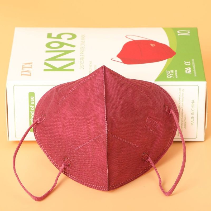 Face Mask LVTA Mask KN95 3D,5DMaskProtection 5Layers FiltrationMouth