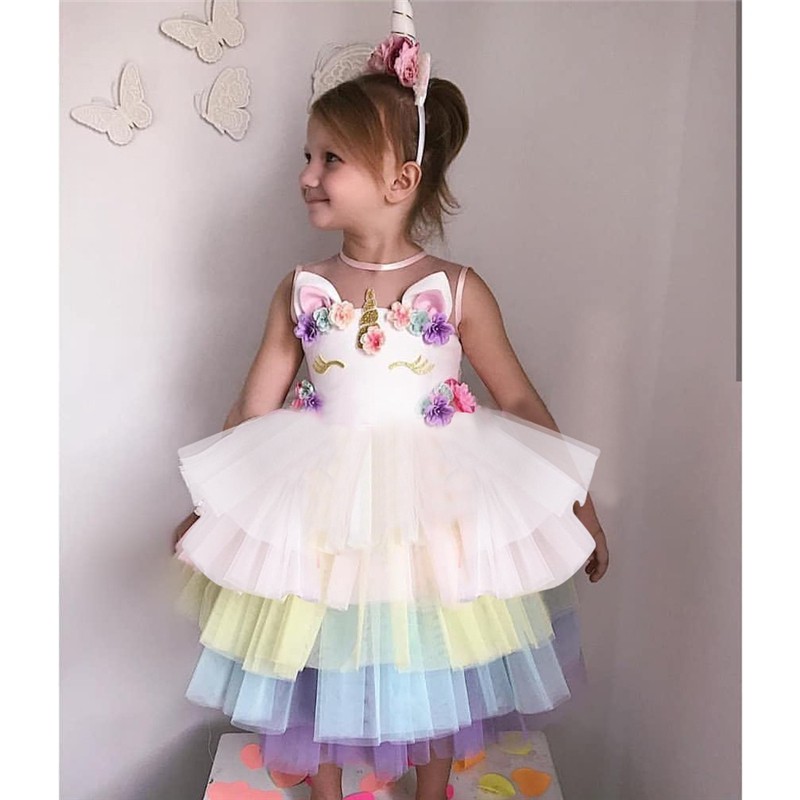 unicorn baby dress