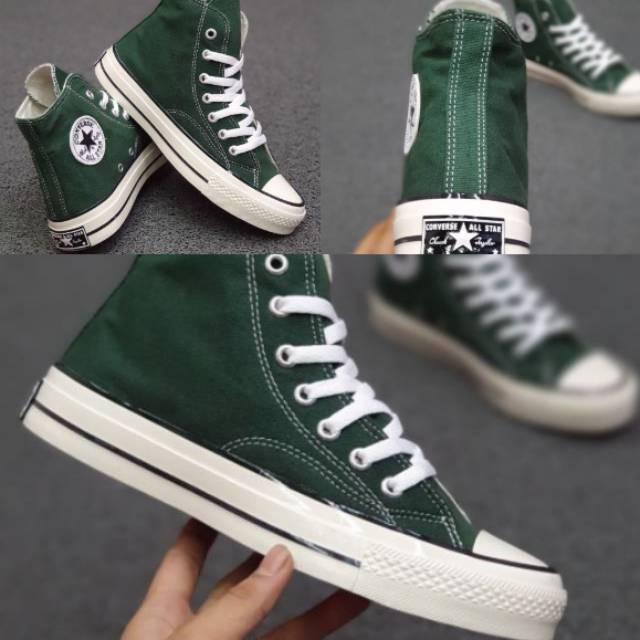 converse 70s high green