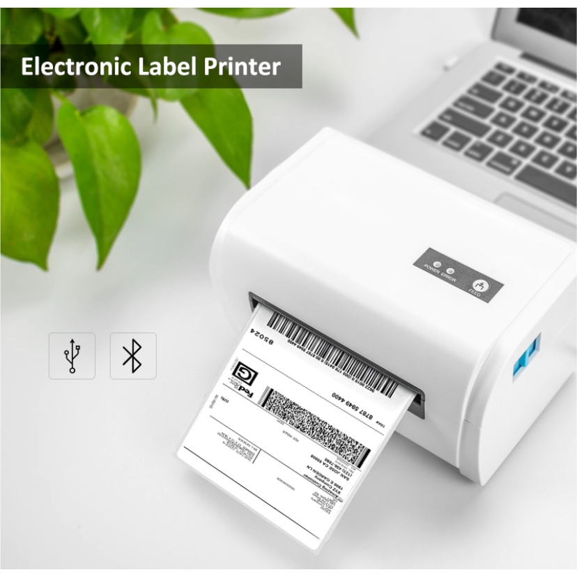 A6 Waybill Printer Label with Bluetooth A6 Shipping Label Thermal ...