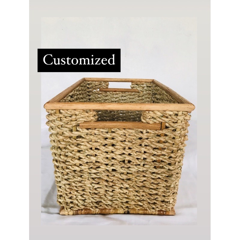 Customized Size Buri Basket G Shopee Philippines