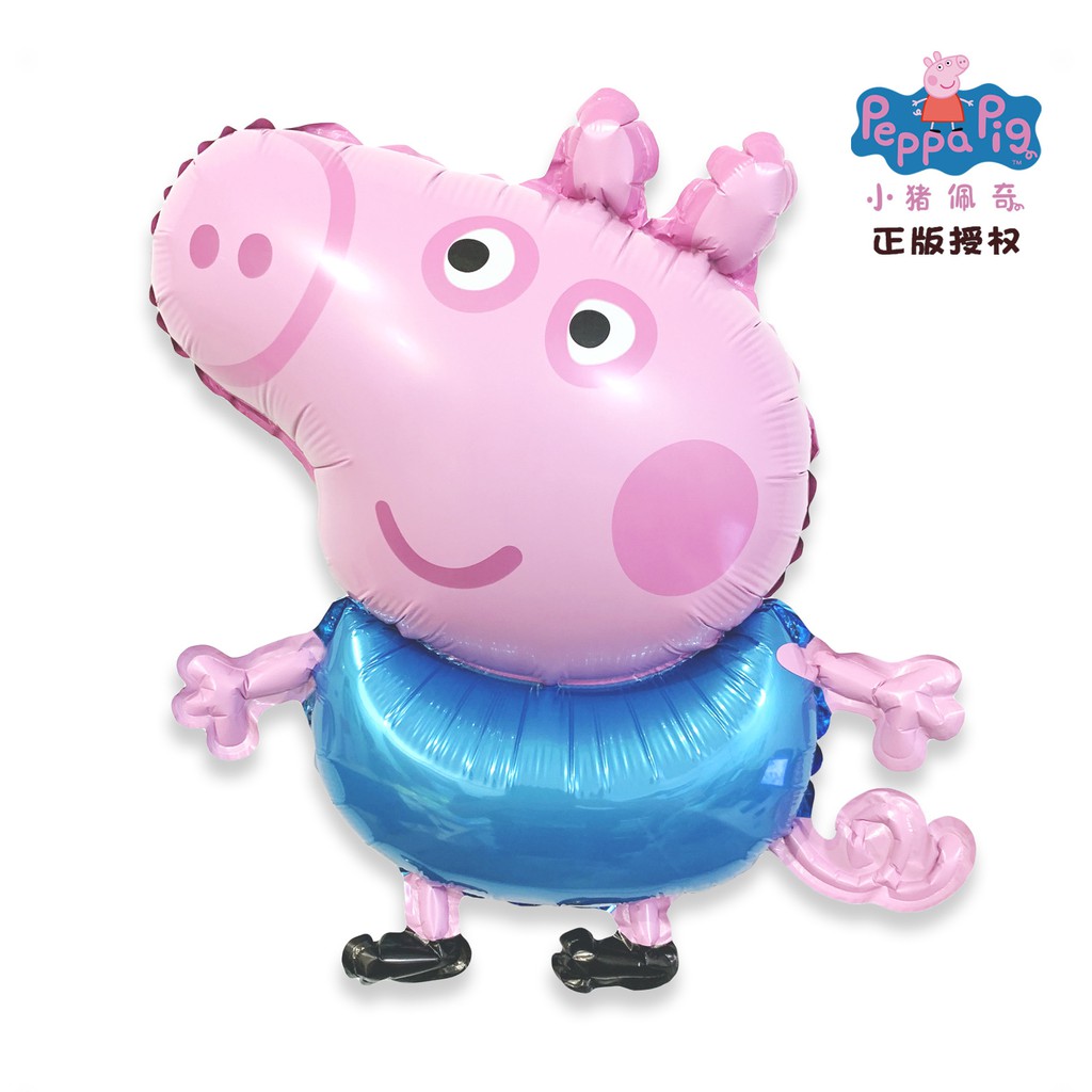 Balloon+ 32 Large Peppa 4pcs Foil Helium Air Birthday Party Bunting Peppa Mummy Daddy Pig George 