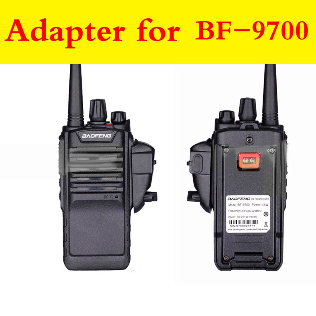 Bewinner Adaptador de Audio para Walkie Talkie Baofeng Compatible con BF-9700 BF-A58 BF-A58 BF-UV9R,Reemplazo Adaptador de Audio Walkie Talkie para Radio de Dos Vías 
